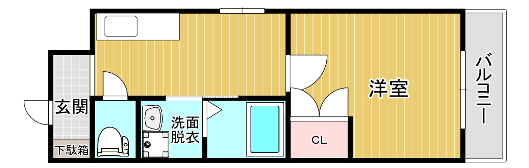 エルフォンテ宝塚の間取り