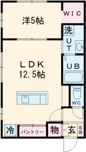 ノルフィーノ曙I　A棟の間取り