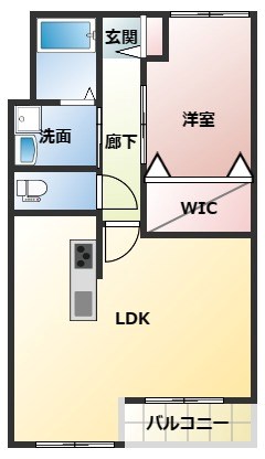 武庫之荘コーポラスの間取り