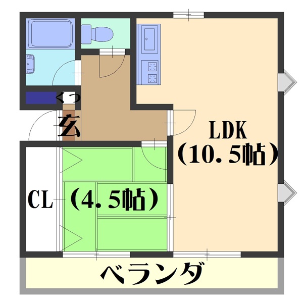 メゾンドポエジーの間取り