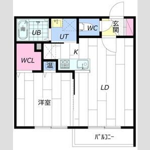 札幌市北区北二十条西のマンションの間取り