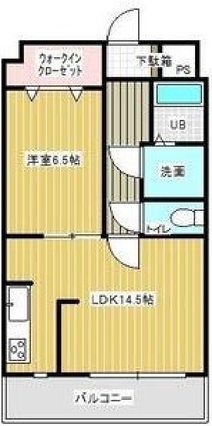 ペットと暮らせる　シャトレ平野の間取り