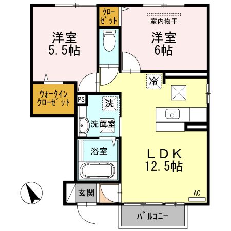 アズーロ寿の間取り