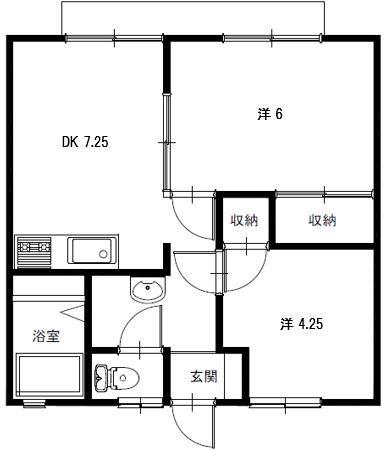 サンシティ光泉の間取り