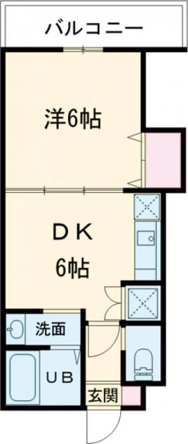 クレアージュ瀬戸越の間取り