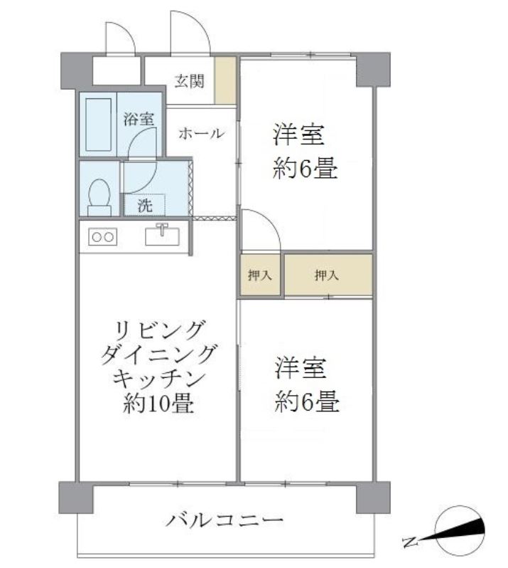 シャルム・Ｋ・カーサの間取り