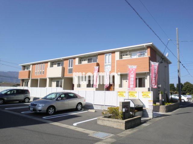 建物外観　お洒落なツートンカラーの外観。