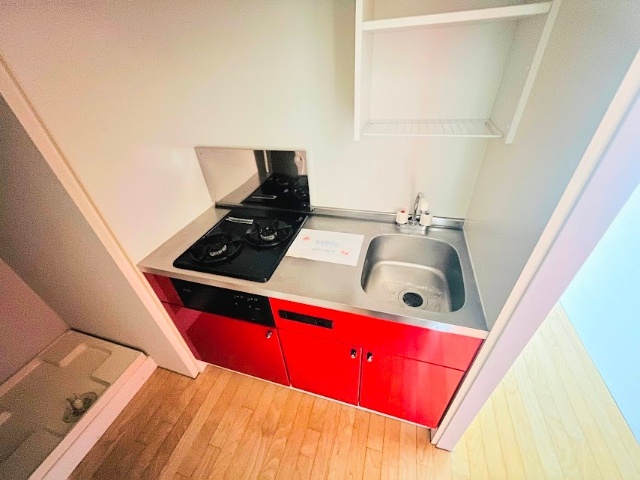 キッチン　※写真は別号室です。