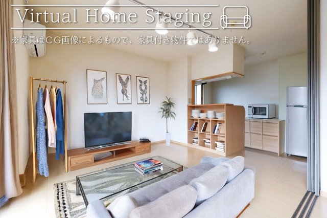 居室・リビング　リビングの家具配置イメージです