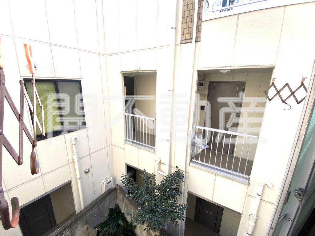 眺望　洗濯干し