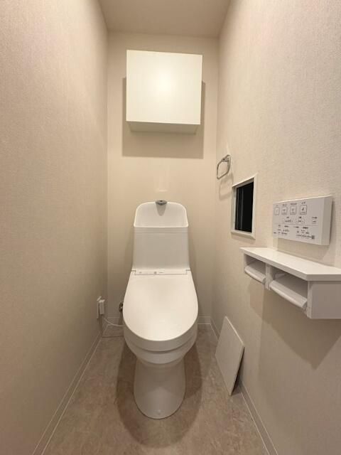 トイレ　ゆったりとした空間のトイレです