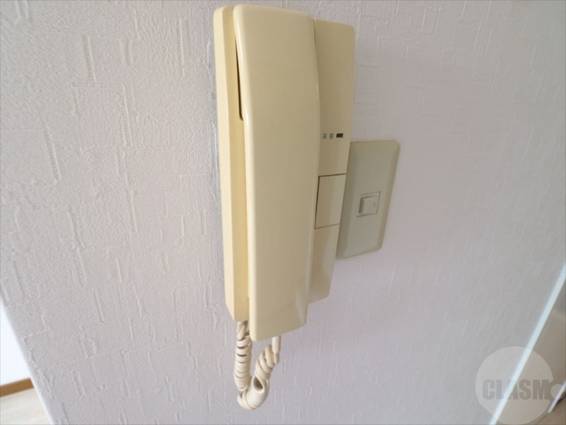 セキュリティ　インターフォンで安心です