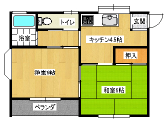 プリメーラ新井の間取り