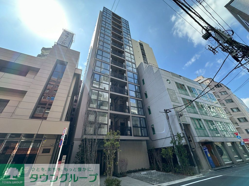 建物外観　新築工事中