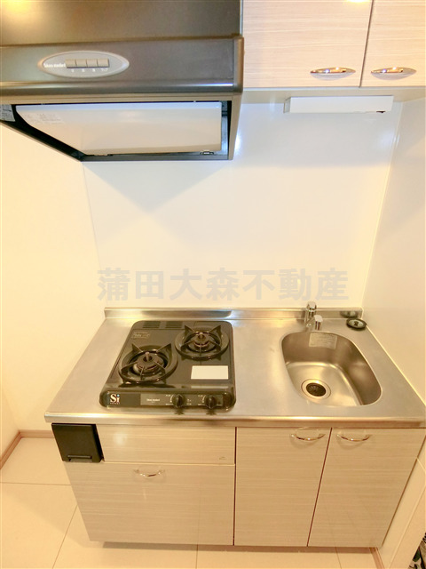 キッチン　2口ガスシステムキッチン