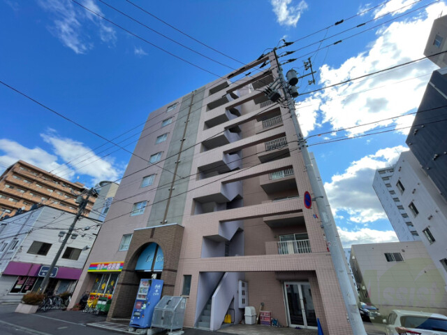 建物外観　札幌市中央区南２条西「Ｌｅ　Ｃｉｅｌ大通」