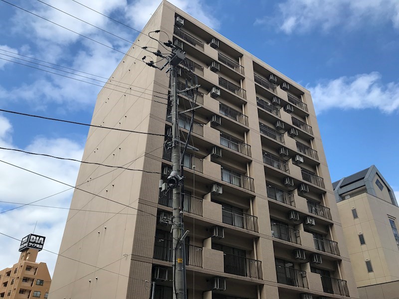 建物外観　新潟駅近くの好立地のマンションです。