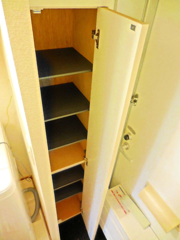 玄関　靴箱は段差を自由に変えることが出来ます。