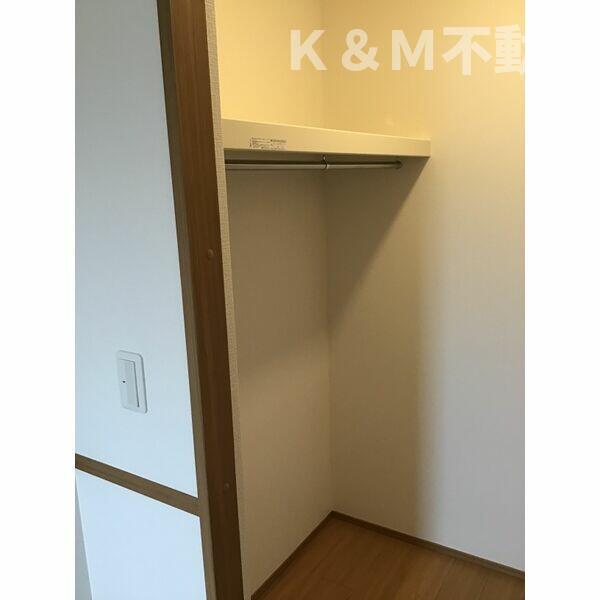収納　たっぷりとした収納スペースです