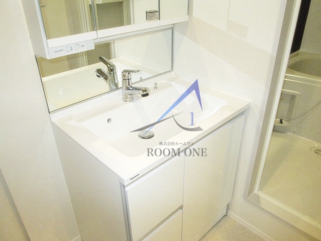 洗面設備　洗面台です。