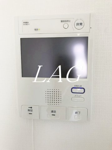 その他設備　モニター付きインターフォンです。