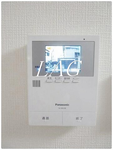 セキュリティ　モニター付きインターホンです。