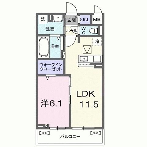 メゾン アイランドの間取り写真