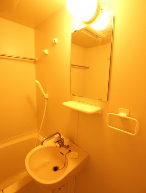 洗面設備　清掃前のお写真となります。