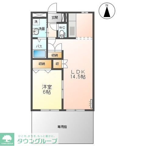 ティアラBの間取り写真