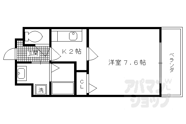 ティムール九条の間取り写真