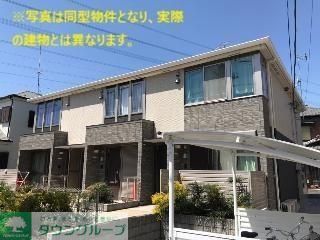 所沢市大字北秋津 アパート新築工事の外観写真