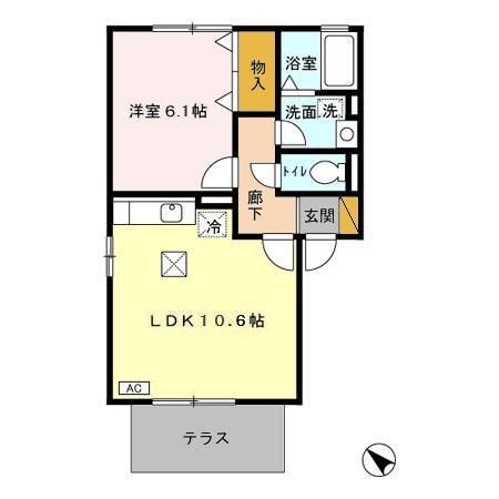 クロワールの間取り写真