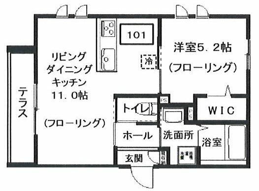 メゾンブラッシュ代々木上原IIの間取り写真