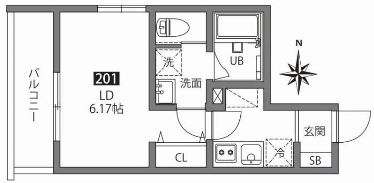 TWEED赤羽の間取り写真