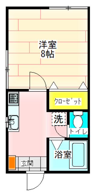 フラワーハイツ太子堂の間取り