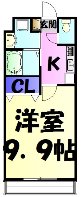 金太郎ヒルズ１８の間取り