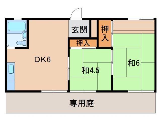 冷水ハイツの間取り