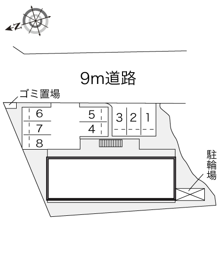 【貝塚市三ツ松のアパートのその他】