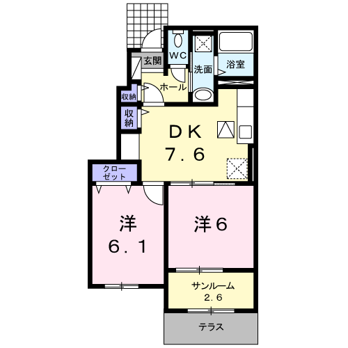 ペルセウス　IIIの間取り