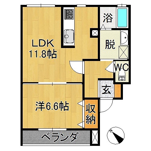 建山ビルの間取り