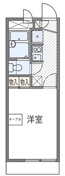 メゾンエスアイユの間取り