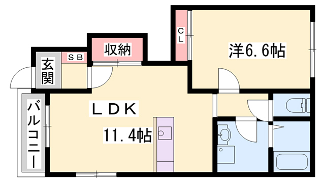 ベルメゾンの間取り