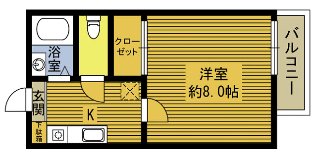 フォーブルグリーンタウンIの間取り