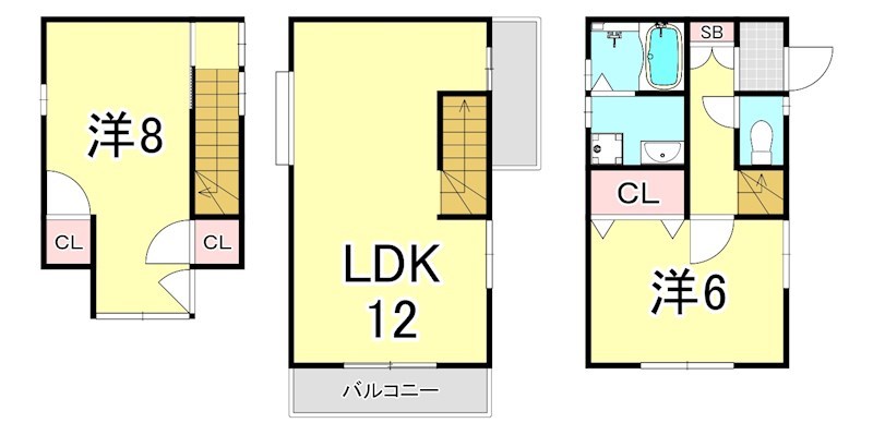 芦屋市西山町のその他の間取り