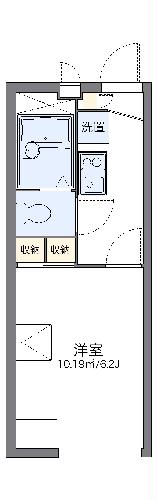 レオパレスタウンコートの間取り