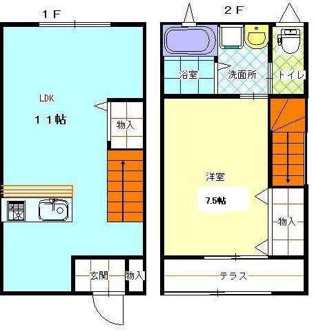 エルウッド10の間取り