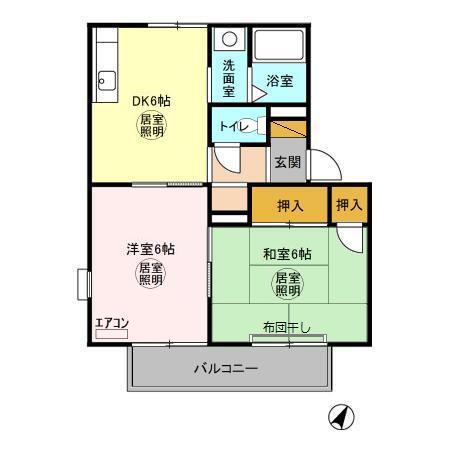 ハイツエルムの間取り