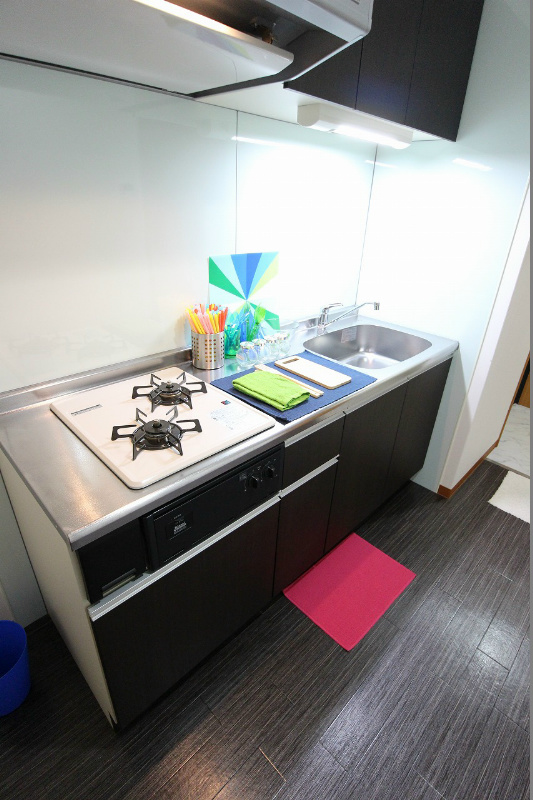 キッチン　2口コンロ・グリル付