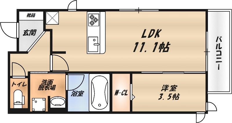 SERENOの間取り