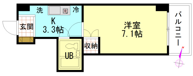 アメニティハイムの間取り